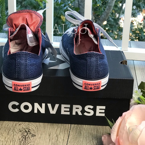 Converse Ctas Double Tongue OX Midnight Navy W - Picture 5 of 7